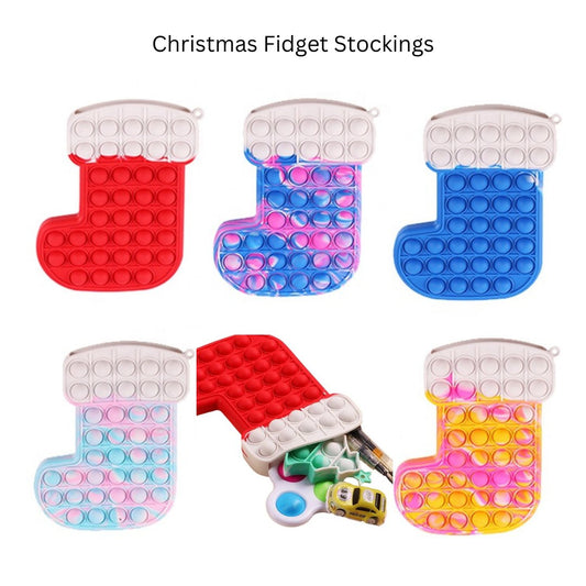 Christmas Stocking Bubble Pop Fidget Hanging Decor Stockings - Shipping In Style