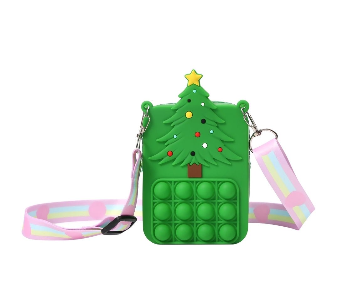 Christmas Toys Fidget Bubble Pop Bags Santa Reindeer Christmas Tree Snowman - Shipping In Style