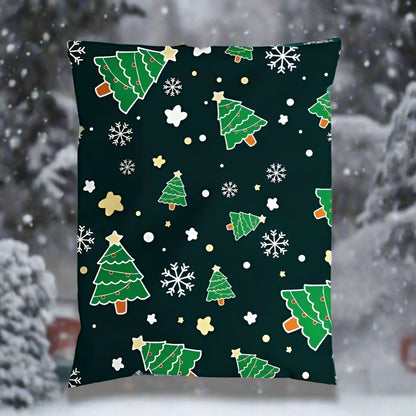 Christmas Tree Poly Mailers Size 10x13 Shipping Bags - Shipping In Style