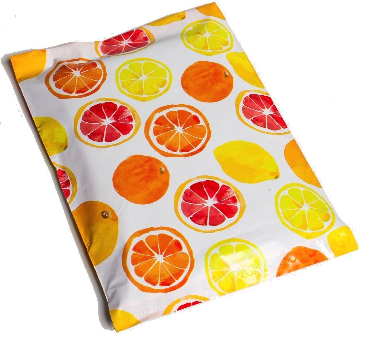 Citrus Orange Poly Mailers Size 10x13 Colorful Shipping Bags - Shipping In Style