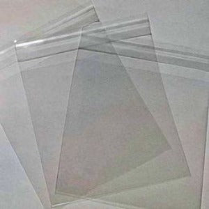 Clear Self Seal Cello Bags Size 5x7 Cellophane Packaging Supplies 100 Pack - Shipping In Style