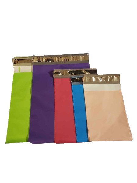Colorful Rainbow Bundle! Poly Mailers 25 Piece Variety of 3 different Sizes 6x9, 7.5x10.5, 10x13 Shipping Bags - Shipping In Style