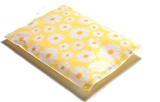 Daisy Flowers Poly Mailers Size 10x13 Colorful Shipping Bags - Shipping In Style
