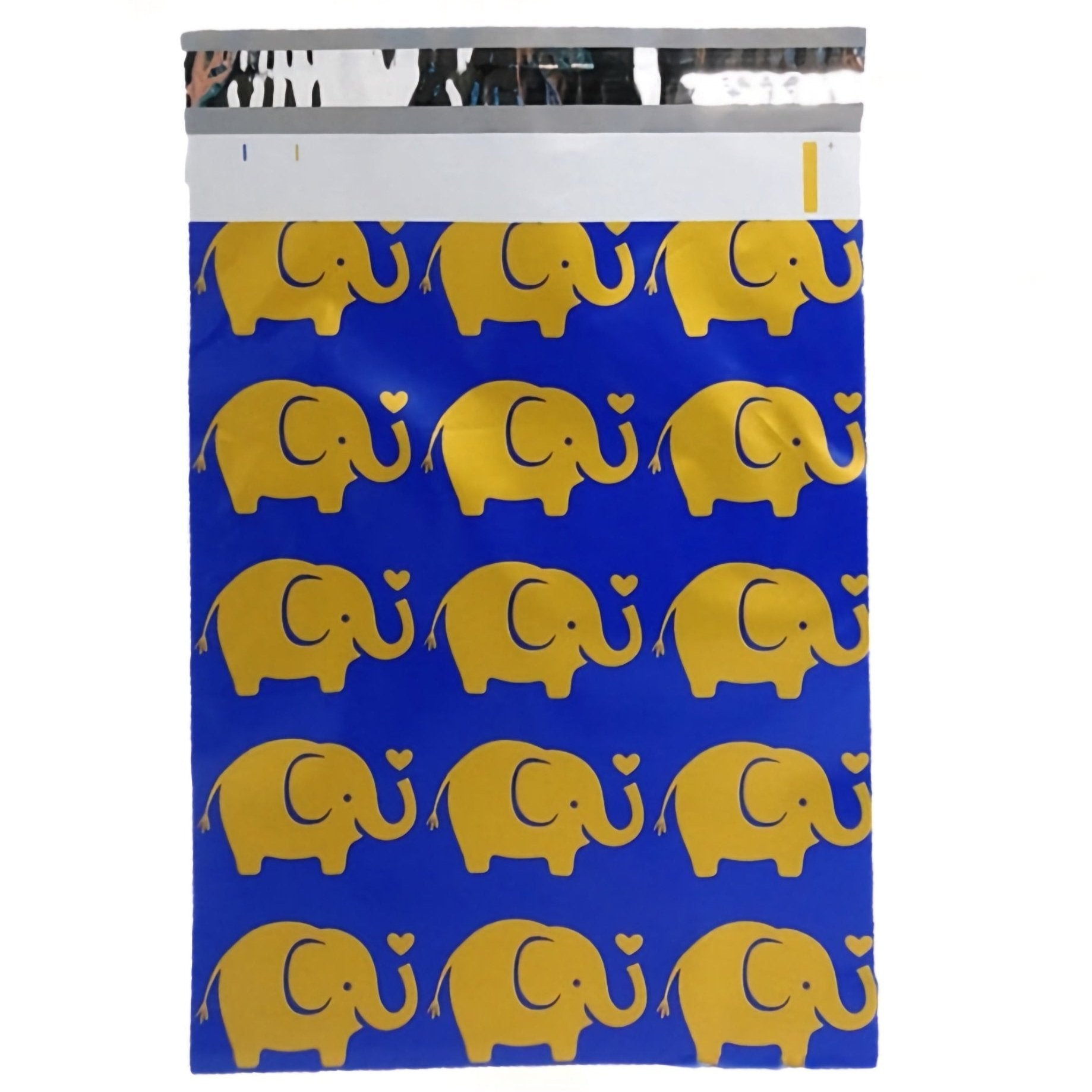 Elephant Poly Mailers Size 10x13 Colorful Shipping Bags - Shipping In Style