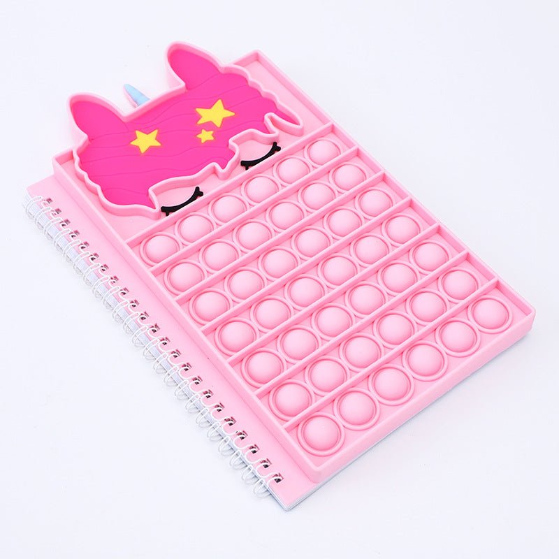 Fidget Notebooks Bubble Pop Toy Popper Note Books - Shipping In Style