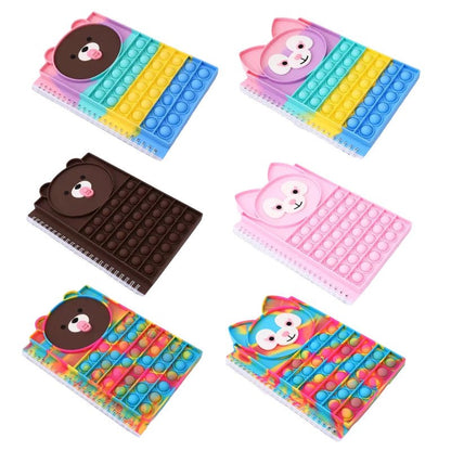 Fidget Notebooks Bubble Pop Toy Popper Note Books - Shipping In Style