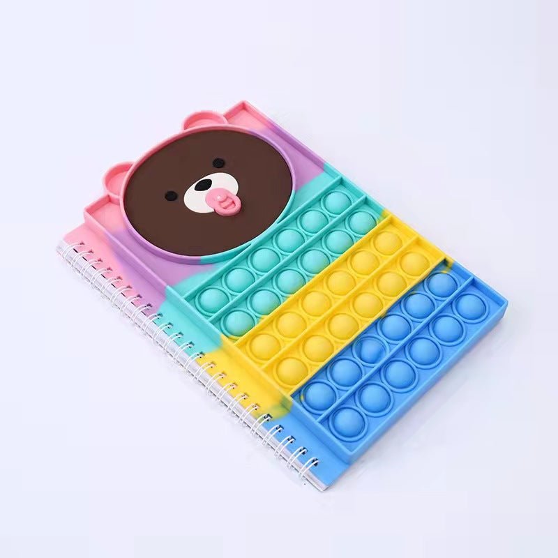 Fidget Notebooks Bubble Pop Toy Popper Note Books - Shipping In Style