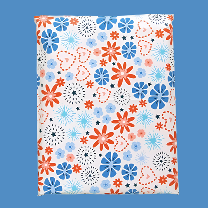 Fireworks Poly Mailers Size 12x15.5 Colorful Shipping Bags