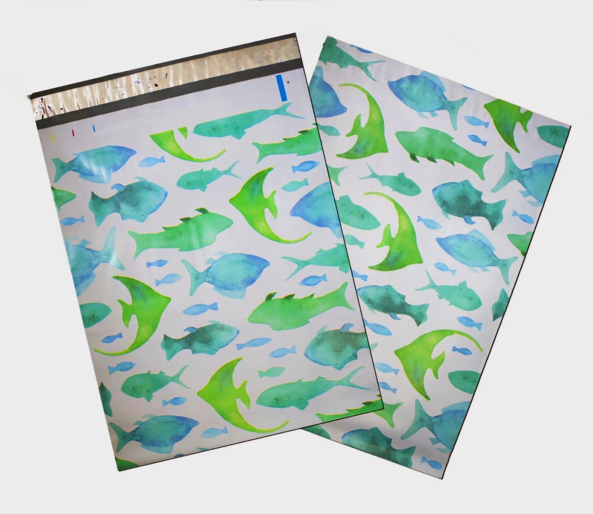 Fish Poly Mailers Size 10x13 Colorful Shipping Bags - Shipping In Style