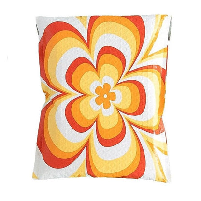 Flower Power Bubble Mailers Size 8.5x12 Padded Shipping Bags - Shipping In Style