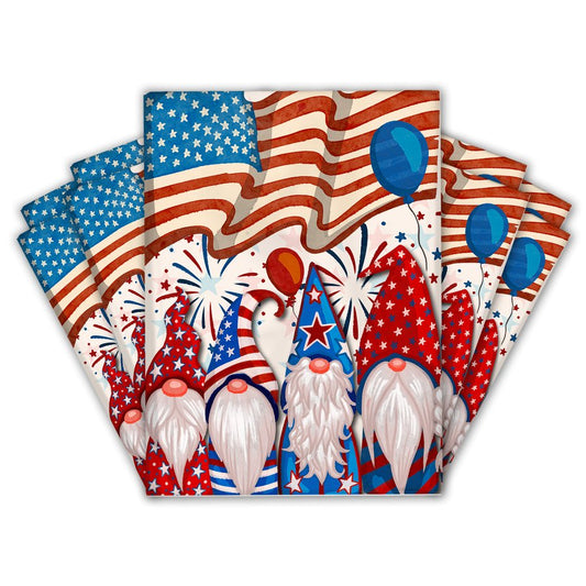 Gnome Flag USA Poly Mailers Size 10x13 Patriotic Shipping Bags 4th of July Independence Day - Shipping In Style