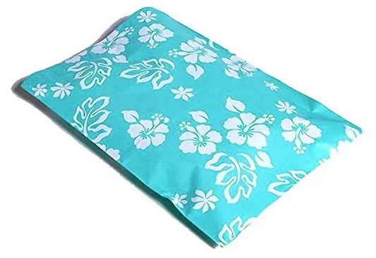 Hawaiian Aloha Blue Poly Mailers Size 10x13 Colorful Shipping Bags - Shipping In Style
