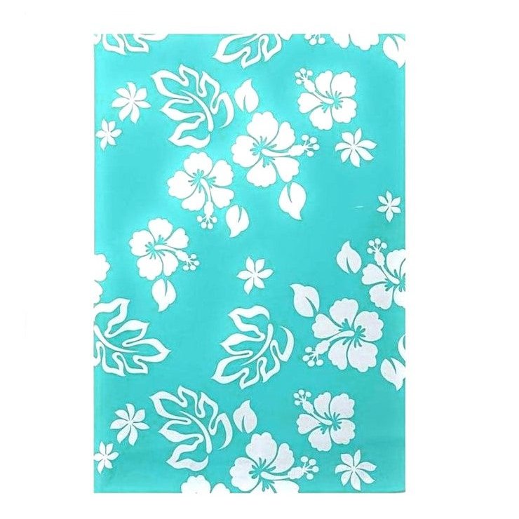 Hawaiian Aloha Blue Poly Mailers Size 12x15.5 Colorful Shipping Bags - Shipping In Style