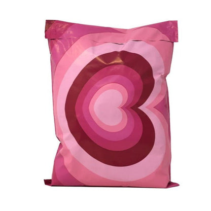 Heart Poly Mailers Size 10x13 Colorful Shipping Bags - Shipping In Style