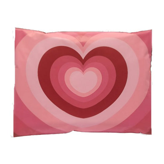 Heart Poly Mailers Size 14x17 Valentine Shipping Bags - Shipping In Style