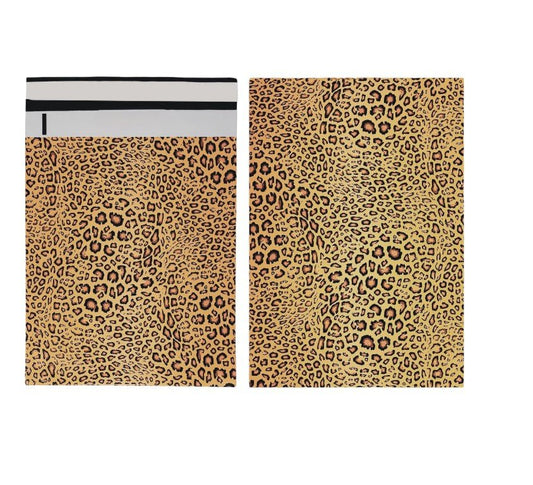 Leopard Poly Mailers Size 6x9 Shipping Bags Cheetah - Shipping In Style