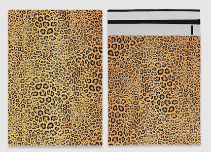 Leopard Print Poly Mailers Size 14x17 Colorful Shipping Bags - Shipping In Style