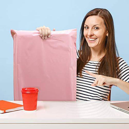 24x24 Poly-Mailer Envelope Shipping Bags | Sakura Pink