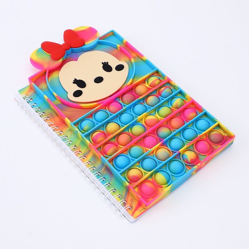 Mouse Fidget Notebooks Bubble Pop Toy Popper Note Book - Shipping In Style