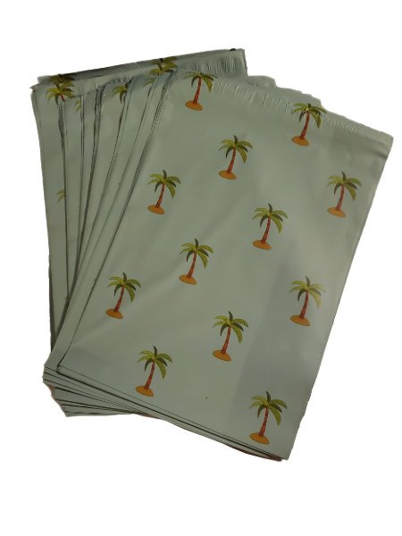 Palm Tree Poly Mailers Size 6x9 Shipping Bags - Shipping In Style