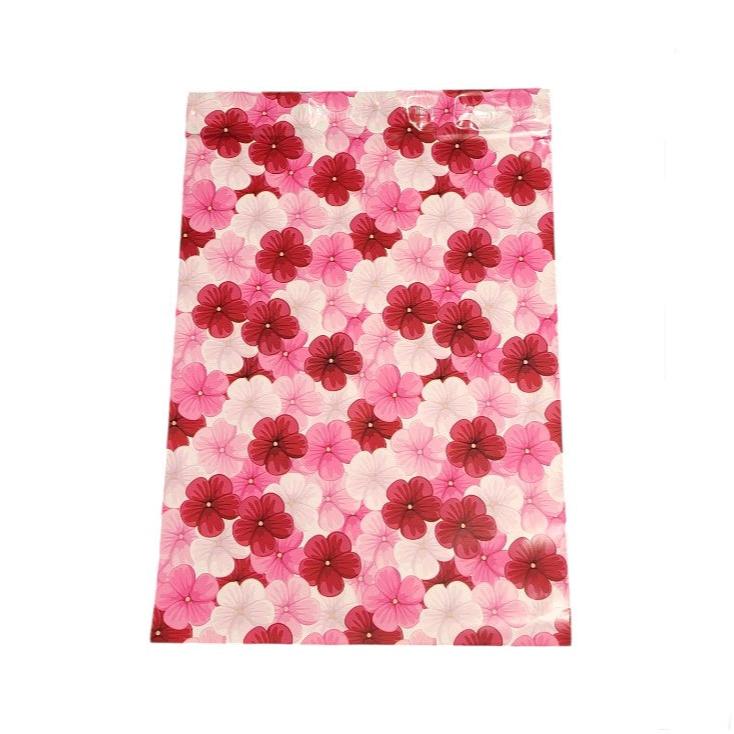 Pink Hibiscus Flower Poly Mailers Size 10x13 Colorful Shipping Bags - Shipping In Style