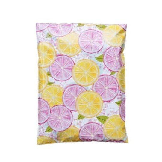 Pink Lemonade Poly Mailers Size 10x13 Shipping Bags - Shipping In Style