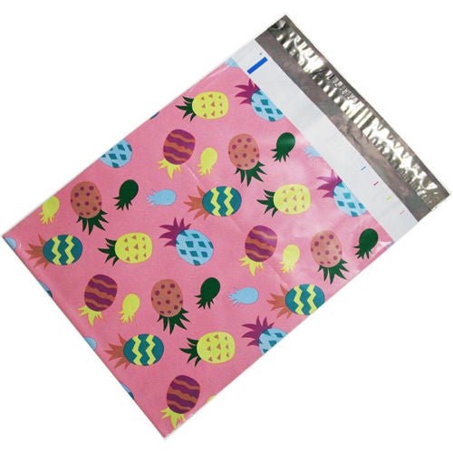 Pink Pineapple Colorful Poly Mailers Size 6x9 Shipping Bags - Shipping In Style