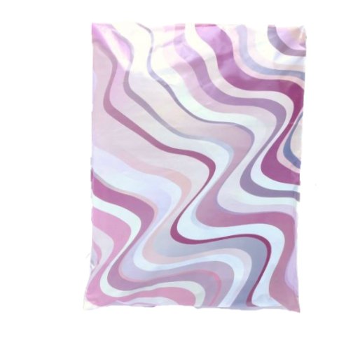 Pink Purple Abstract Fun Poly Mailers Size 6x9 Shipping Bags - Shipping In Style