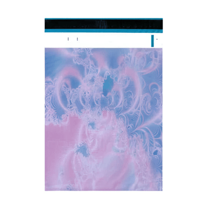 Pink Purple Mist Swirl Poly Mailers Size 10x13 Colorful Shipping Bags - Shipping In Style