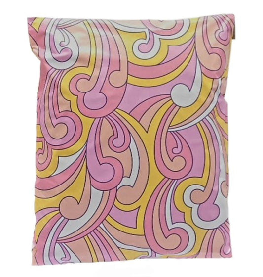Pink Spring Fling Poly Mailers Size 10x13 Colorful Shipping Bags - Shipping In Style