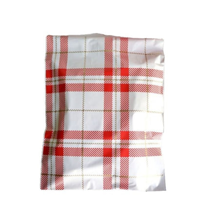 Plaid Poly Mailers Size 10x13 Colorful Shipping Bags - Shipping In Style
