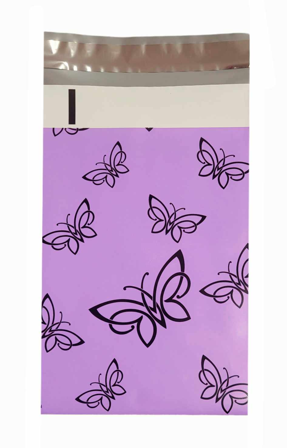 Purple Butterfly Poly Mailers Size 6x9 Shipping Bags Designed By Shipping In Style - Shipping In Style