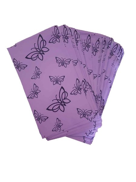 Purple Butterfly Poly Mailers Size 6x9 Shipping Bags Designed By Shipping In Style - Shipping In Style