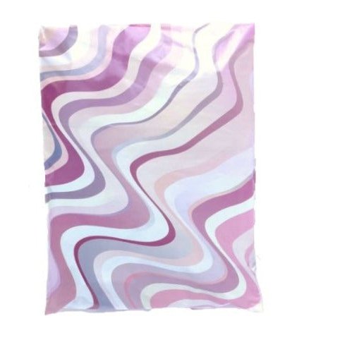 Purple Pink Abstract Poly Mailers Size 14x17 Colorful Shipping Bags - Shipping In Style