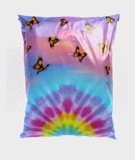 Rainbow Butterfly Poly Mailers Size 14x17 Colorful Shipping Bags - Shipping In Style