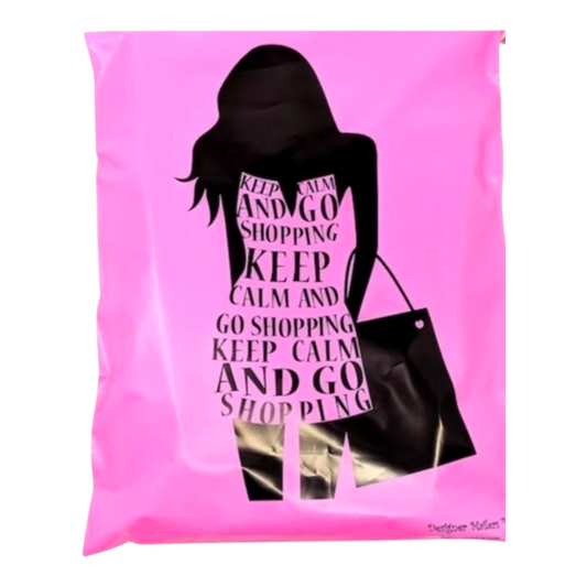 Shopping Hot Pink Poly Mailers Size 10x13 Colorful Shipping Bags