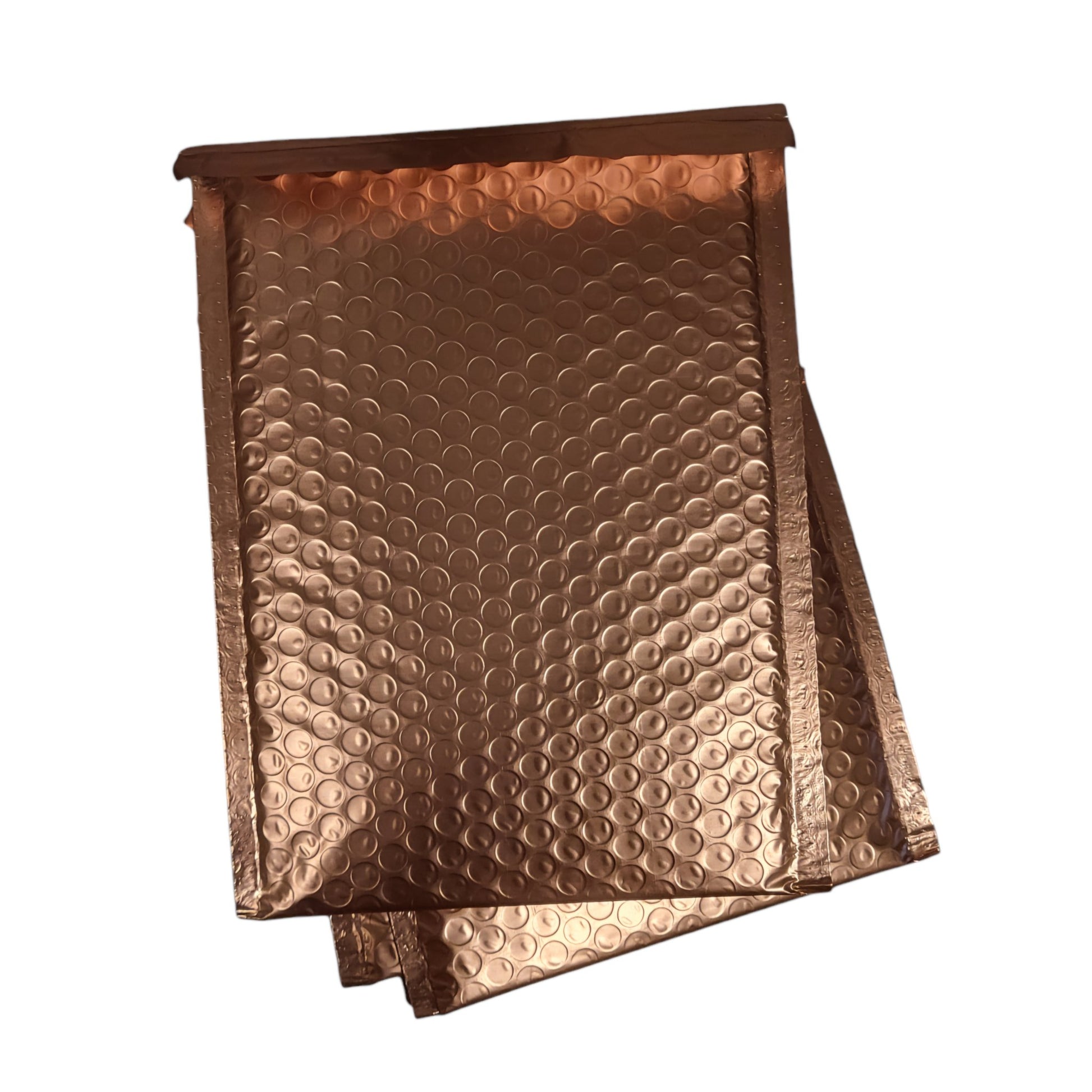 Rose Gold Metallic Bubble Mailers Size 4x8 Padded Shipping Bags - Shipping In Style