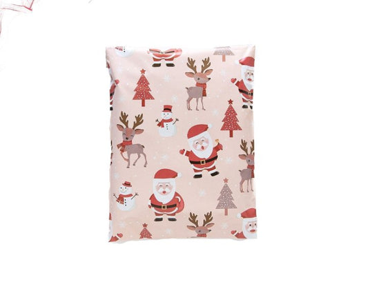 Santa Christmas Poly Mailers Size 10x13 Shipping Bags - Shipping In Style