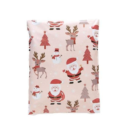 Santa Christmas Poly Mailers Size 14x17 Shipping Bags - Shipping In Style