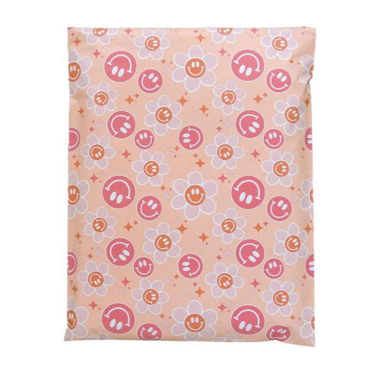 Smiley Daisy Poly Mailers Size 14.5x19