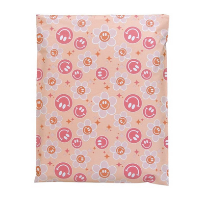 Smiley Daisy Poly Mailers Size 14.5x19