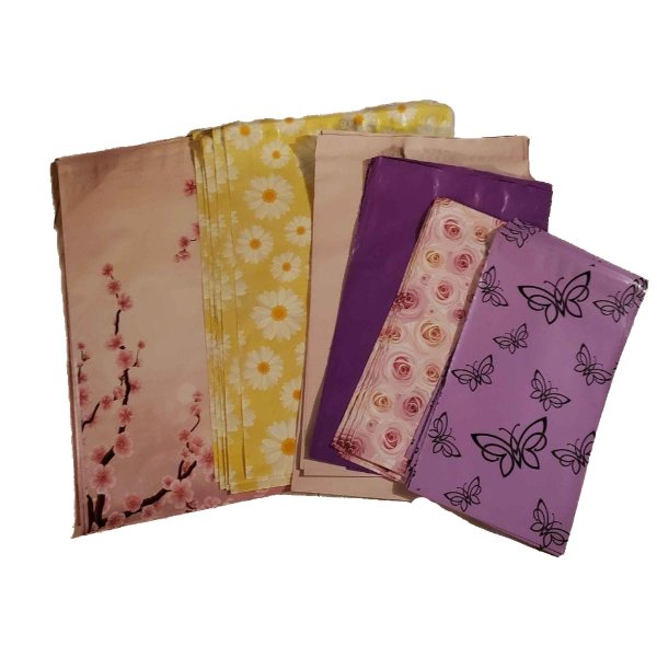 Spring Bundle! Poly Mailers 30 Piece Variety of 4 different Sizes 6x9, 7.5x10.5, 9x12, 10x13 Shipping Bags Supplies - Shipping In Style