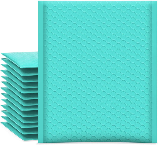 Teal Bubble Mailers Size 9.5x14 Padded Shipping Bags - Shipping In Style