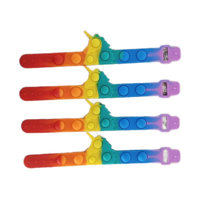 Unicorn Fidget Bracelet Pop Rainbow Toy - Shipping In Style