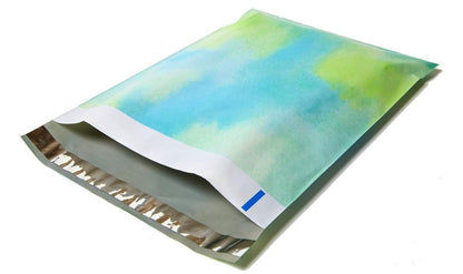 Unicorn Tie Dye Blue Poly Mailers Size 10x13 Colorful Shipping Bags - Shipping In Style
