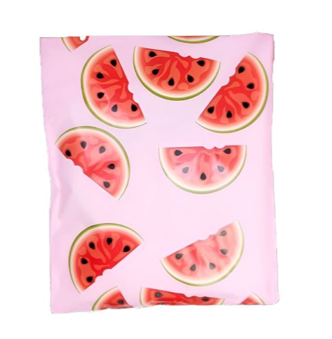 Watermelon Pink Poly Mailers Size 10x13 Colorful Shipping Bags - Shipping In Style