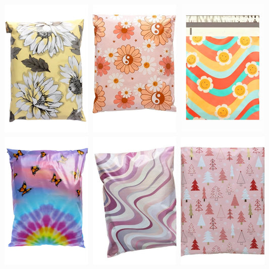 XL Variety Pack of 20 Poly Mailers Size 14x17 Colorful Shipping Bags - Shipping In Style