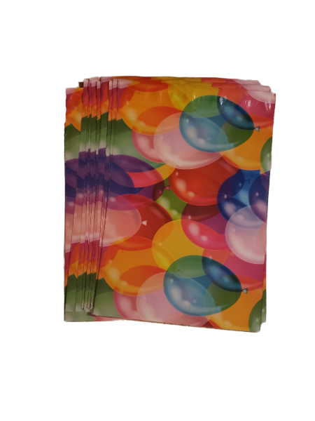 Balloon Birthday Poly Mailers Size 10x13 Colorful Shipping Bags