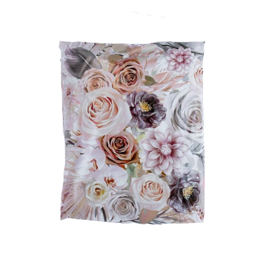 Boho Rose Flower Poly Mailers Size 14x17 Colorful Shipping Bags