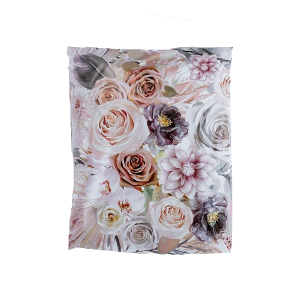 Boho Rose Flower Poly Mailers Size 19x24 Colorful Shipping Bags